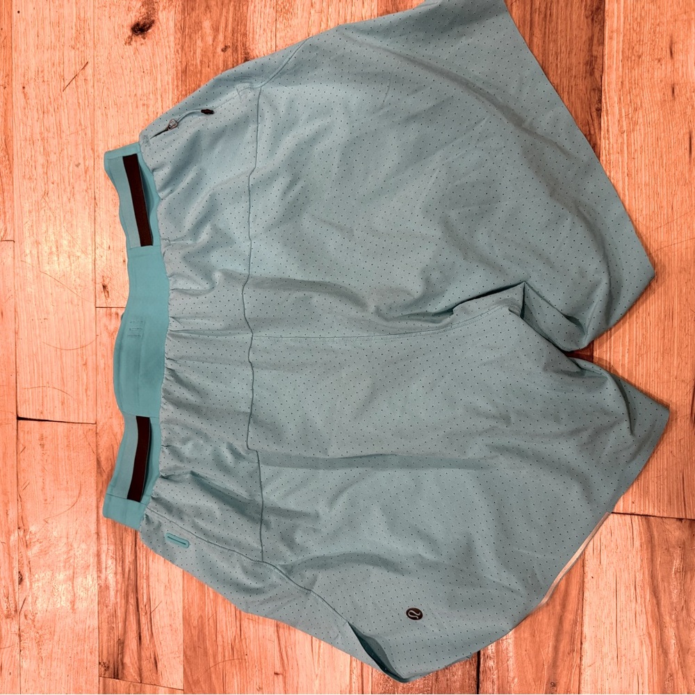 Blue Lululemon shorts
